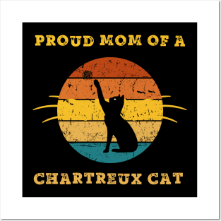 chartreux cat chartreuse mom Posters and Art